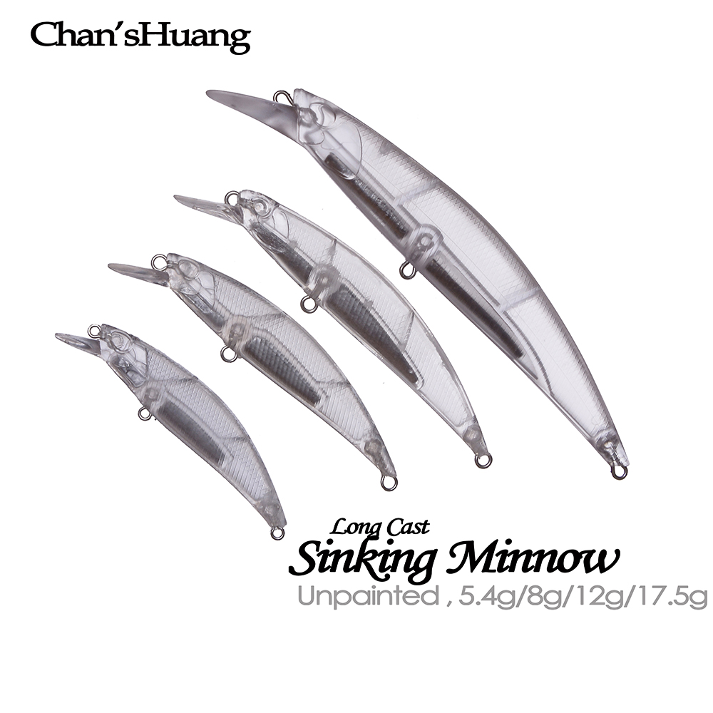 Fishing Lure Making Kit - Chan’sHuang เหยื่อตกปลาแบบไม่ทาสี 20 ชิ้น น้ำหนัก 5.4