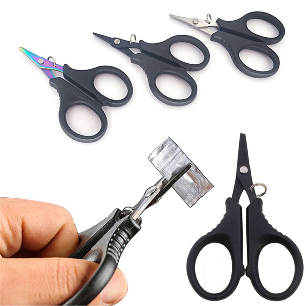 Fishing Lure Accessories - แบบพกพามัลติฟังก์ชั่ตกปลากรรไกรกรรไกรสแตนเลสตัด Pe Braid Line Lure Oxford