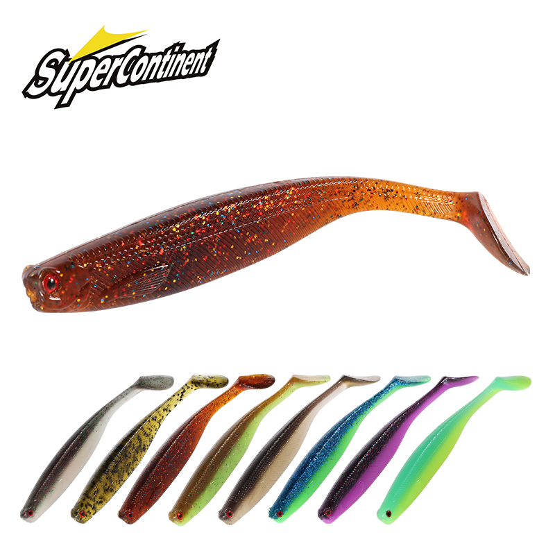 Fishing Lure Soft Plastic - 2022 Supercontinent ShadTeez 5ซม./7ซม./10ซม.Pike Zander Predatorตกปลา3dตาSoft