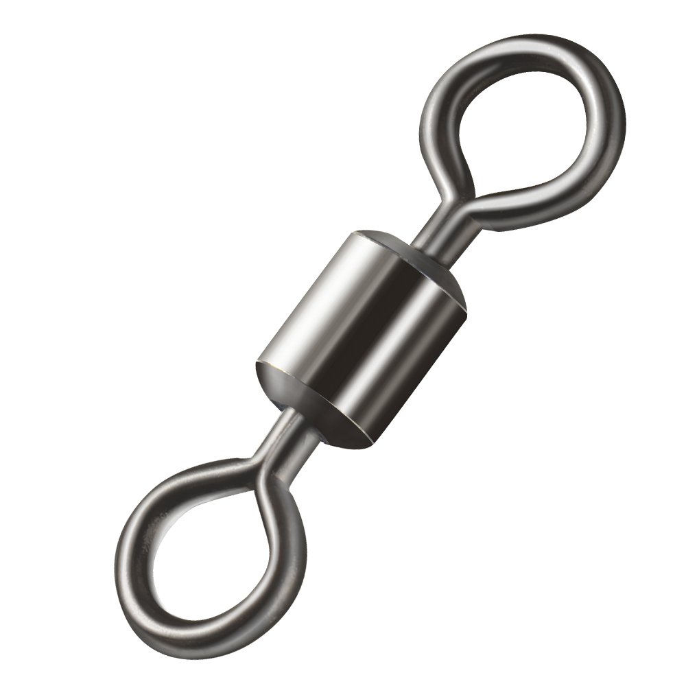 Fishing Lure Accessories - 100pcs แบริ่งหมุนตกปลาสแตนเลสปลาคาร์พอุปกรณ์ตกปลา Snap Fishhook Lure Solid