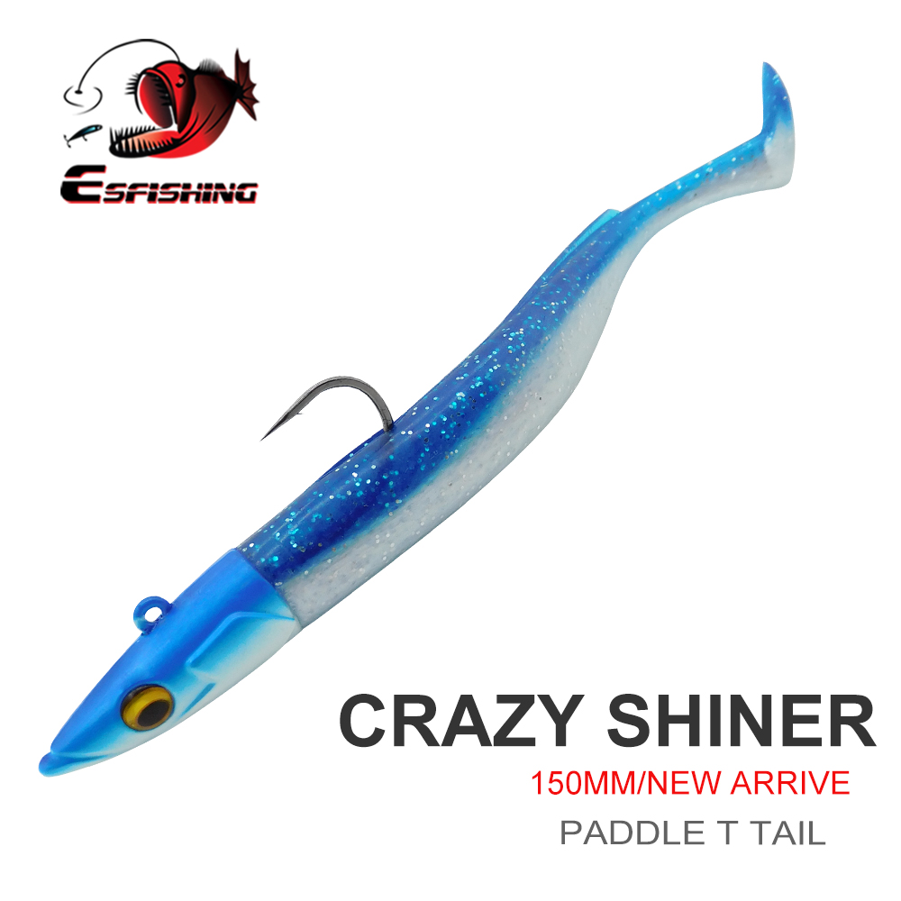 Fishing Lure Spinnerbait - ESFISHING เหยื่อตกปลาแบบนิ่ม Leurre Souple Crazy Paddle