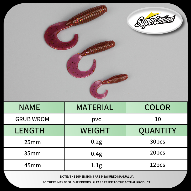 เหยื่อปลอมซุปเปอร์คอนติเนนต์ แ - Fishing Lure Soft Plastic บทวิจารณ์และราคา