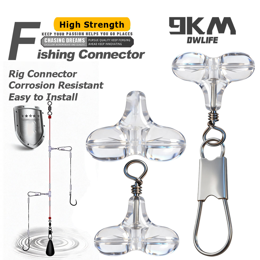 ลูกปัดตกปลาแบบ T รูปทรง 9KM พร - Fishing Lure Accessories บทวิจารณ์และราคา