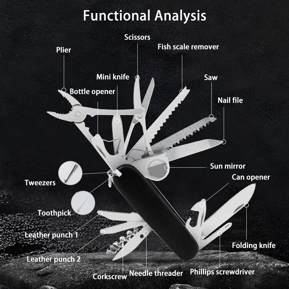 มีดพับขนาดเล็ก 30 ฟังก์ชันพื้น - Penn Reel Battle บทวิจารณ์และราคา