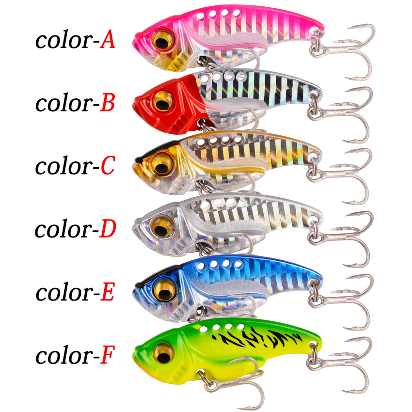 6ชิ้น/ล็อต7/10/15/20G โลหะ Vib - Fishing Lure Blade Bait บทวิจารณ์และราคา