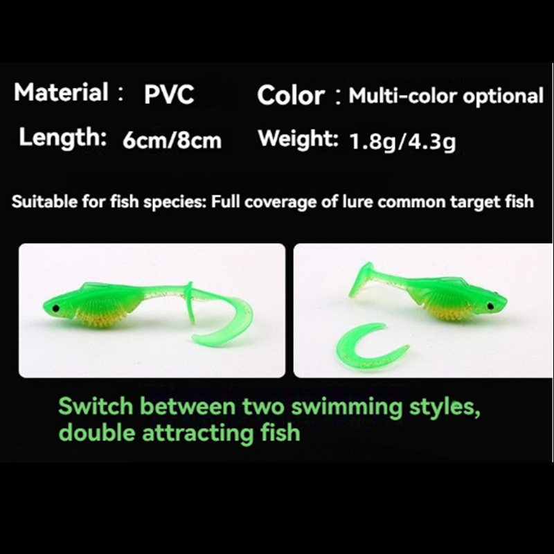 เหยื่อตกปลาใหม่ 12 ชิ้น ขนาด 6 - Fishing Lure Swimbait บทวิจารณ์และราคา