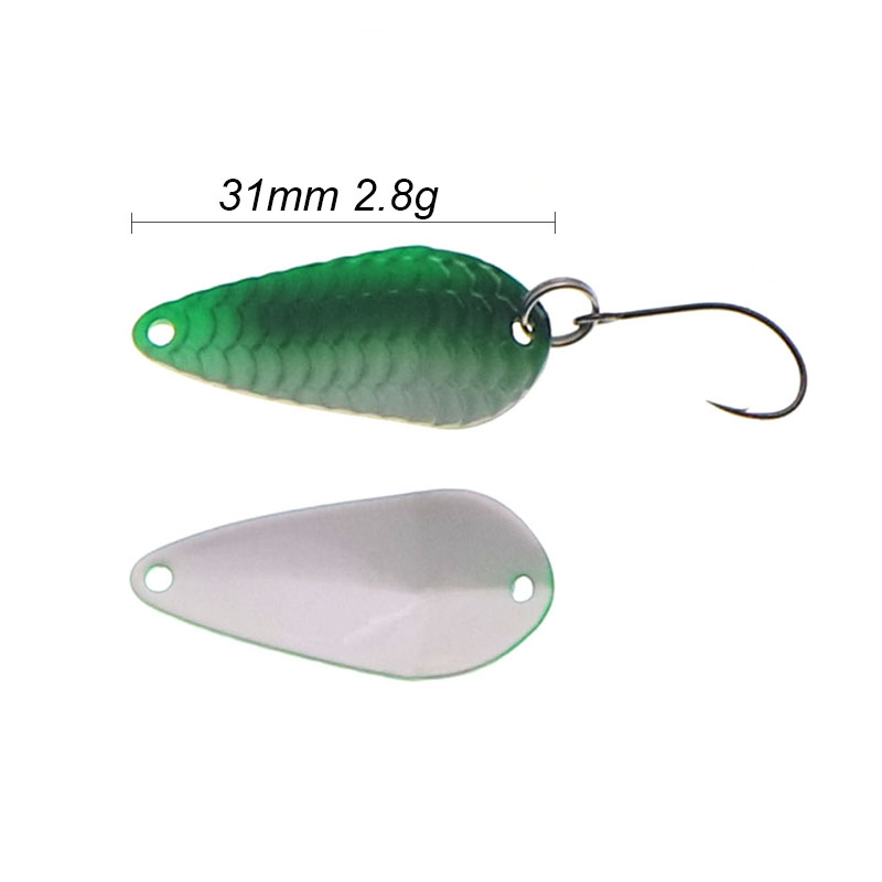 ปลาเทราท์ช้อนตะขอเดี่ยว Spinni - Fishing Lure Spinner บทวิจารณ์และราคา