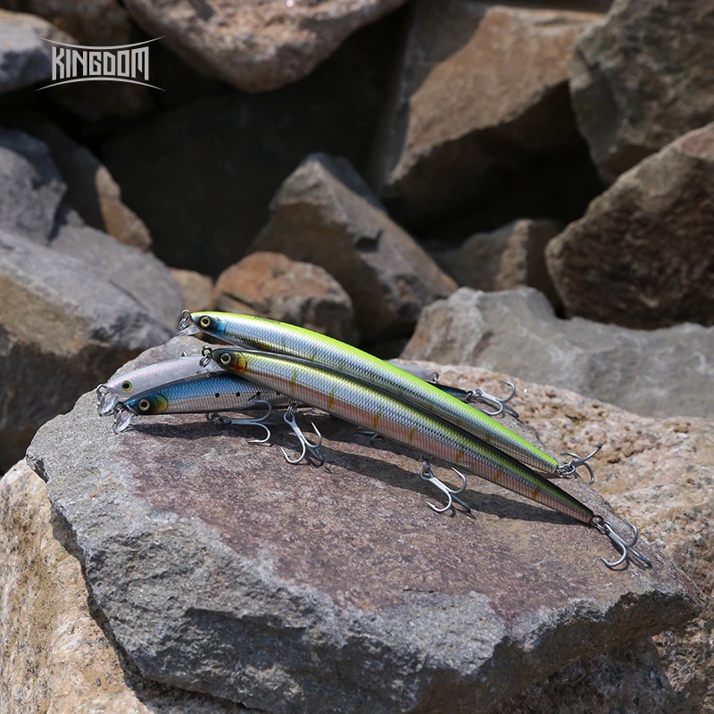 เหยื่อตกปลา Kingdom Long Casti - Fishing Lure Jerkbait บทวิจารณ์และราคา