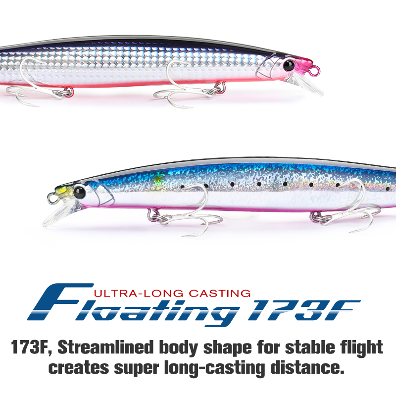 Tsurinoya เบ็ดตกปลา173F เหยื่อ - Fishing Lure Popper บทวิจารณ์และราคา