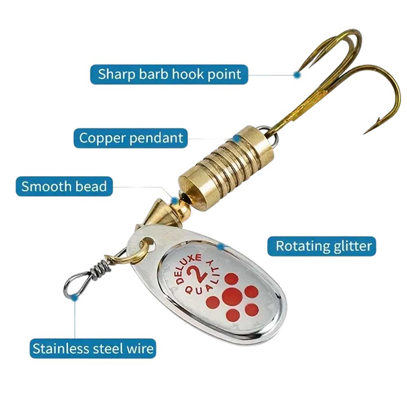 ชุดเหยื่อตกปลา JSFUN 10 ชิ้น แ - Fishing Lure Blade Bait บทวิจารณ์และราคา