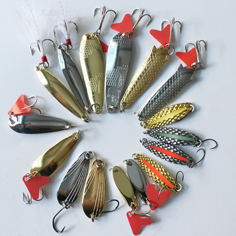 ชุดเหยื่อตกปลา 16 ชิ้น ชุดเหยื - Fishing Lure Spinnerbait บทวิจารณ์และราคา