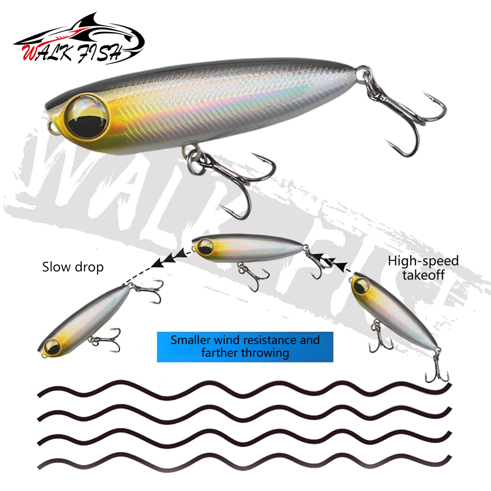 เหยื่อตกปลา WALK FISH 1 ชิ้น ข - Fishing Lure Popper บทวิจารณ์และราคา