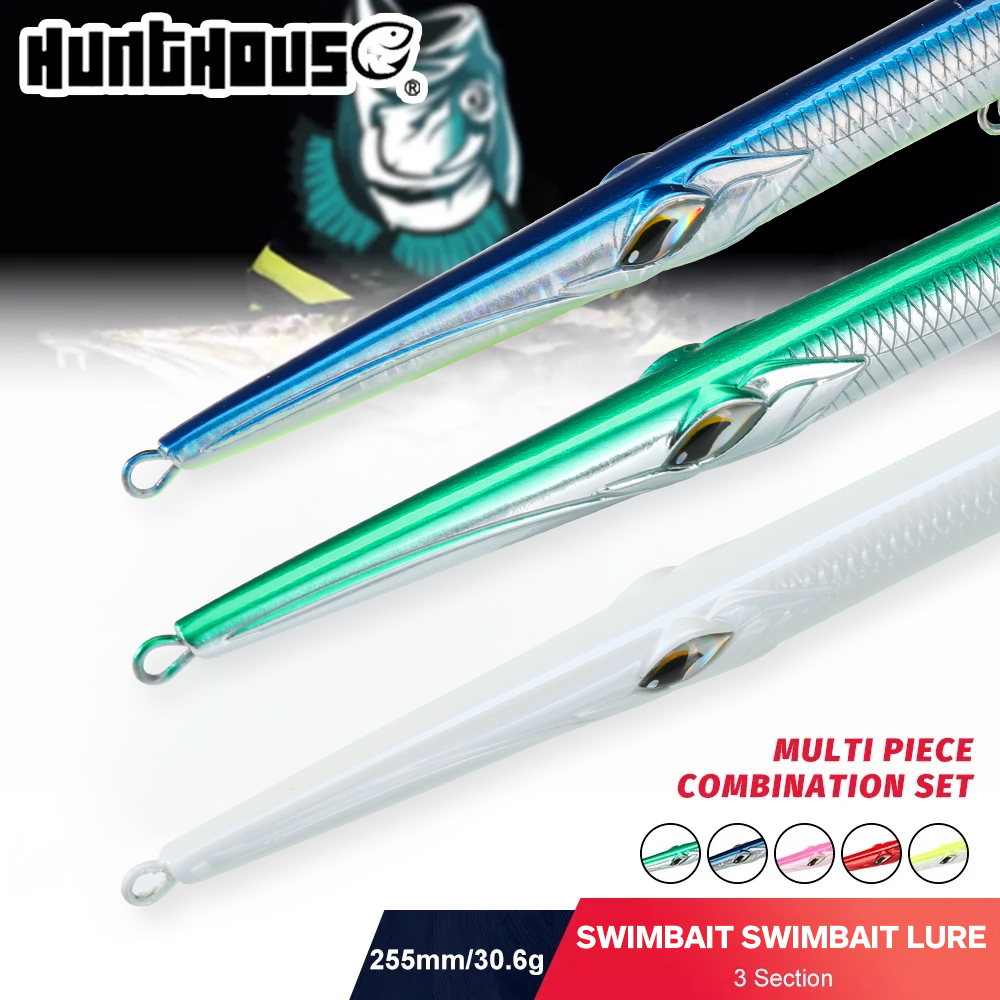 เหยื่อปลอม Hunthouse 3 ชิ้น รุ - Fishing Lure Swimbait บทวิจารณ์และราคา