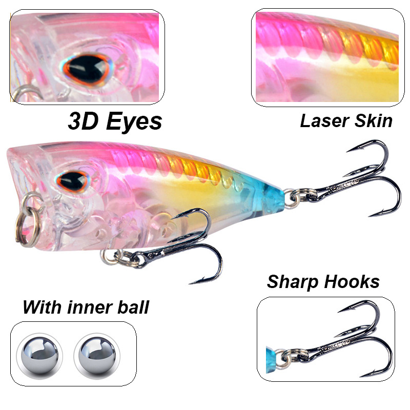 YUCONG 1PC Mini Popper Fishing - Fishing Lure Crankbait บทวิจารณ์และราคา