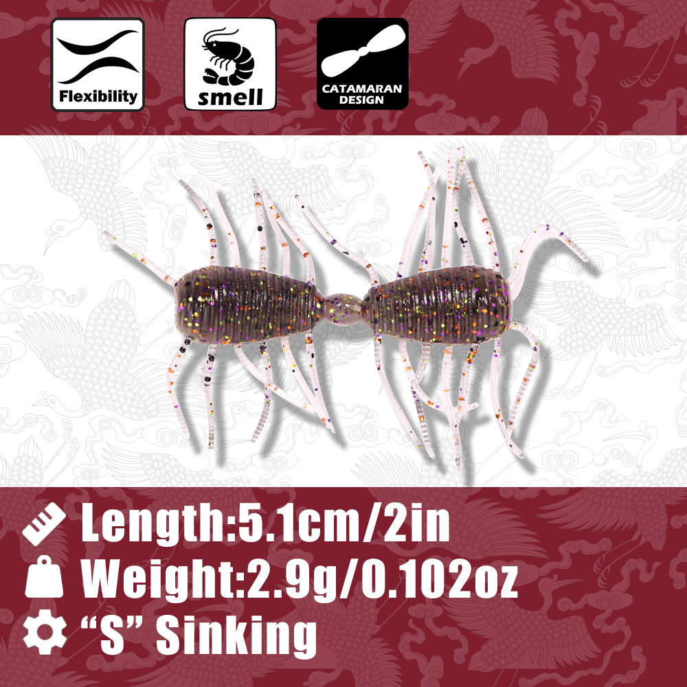 เหยื่อตกปลา B&U 2WAY แบบนิ่ม,  - Fishing Lure Soft Plastic บทวิจารณ์และราคา